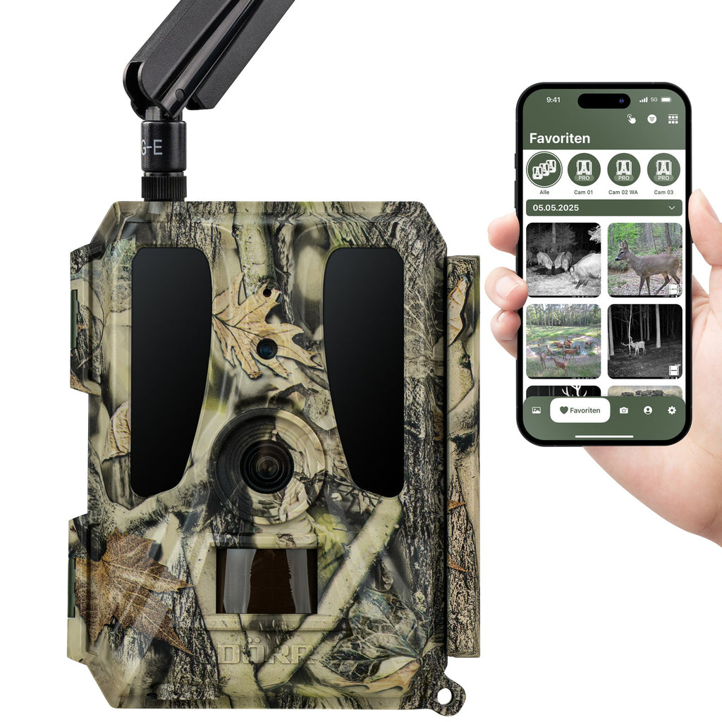 Wildkamera Cloud Pro 4G - Simlockfrei, APP, Akku- & Batteriebetrieb