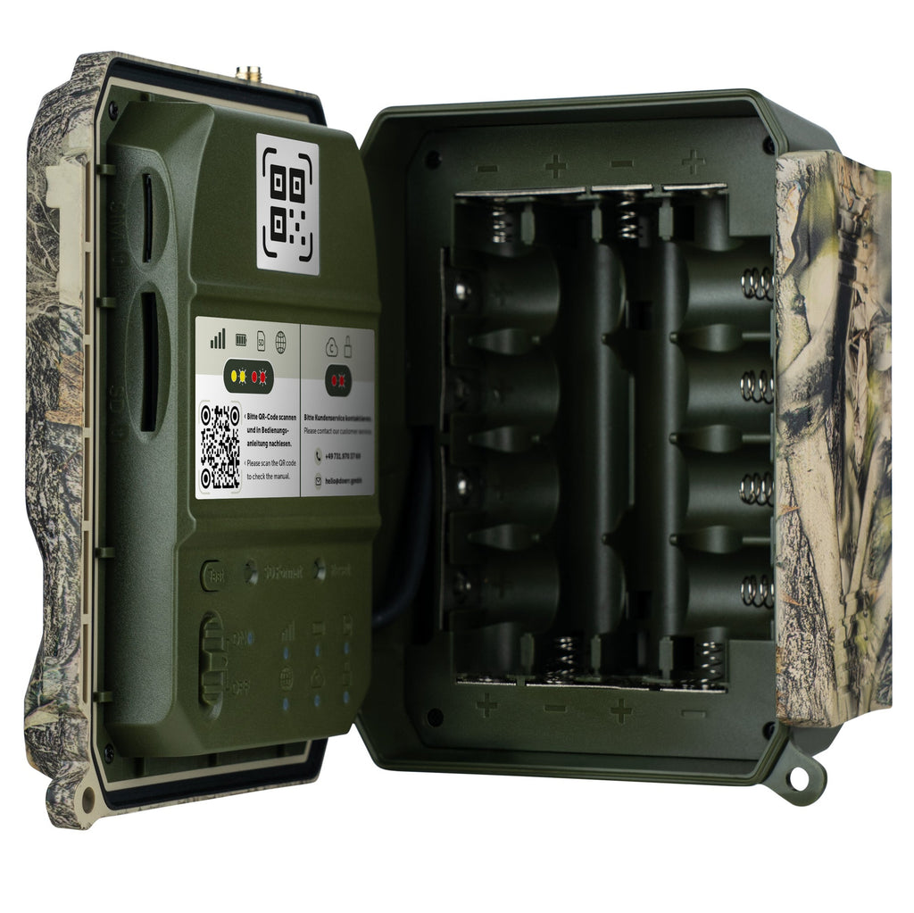 Wildkamera Cloud Pro 4G - Simlockfrei, APP, Akku- & Batteriebetrieb