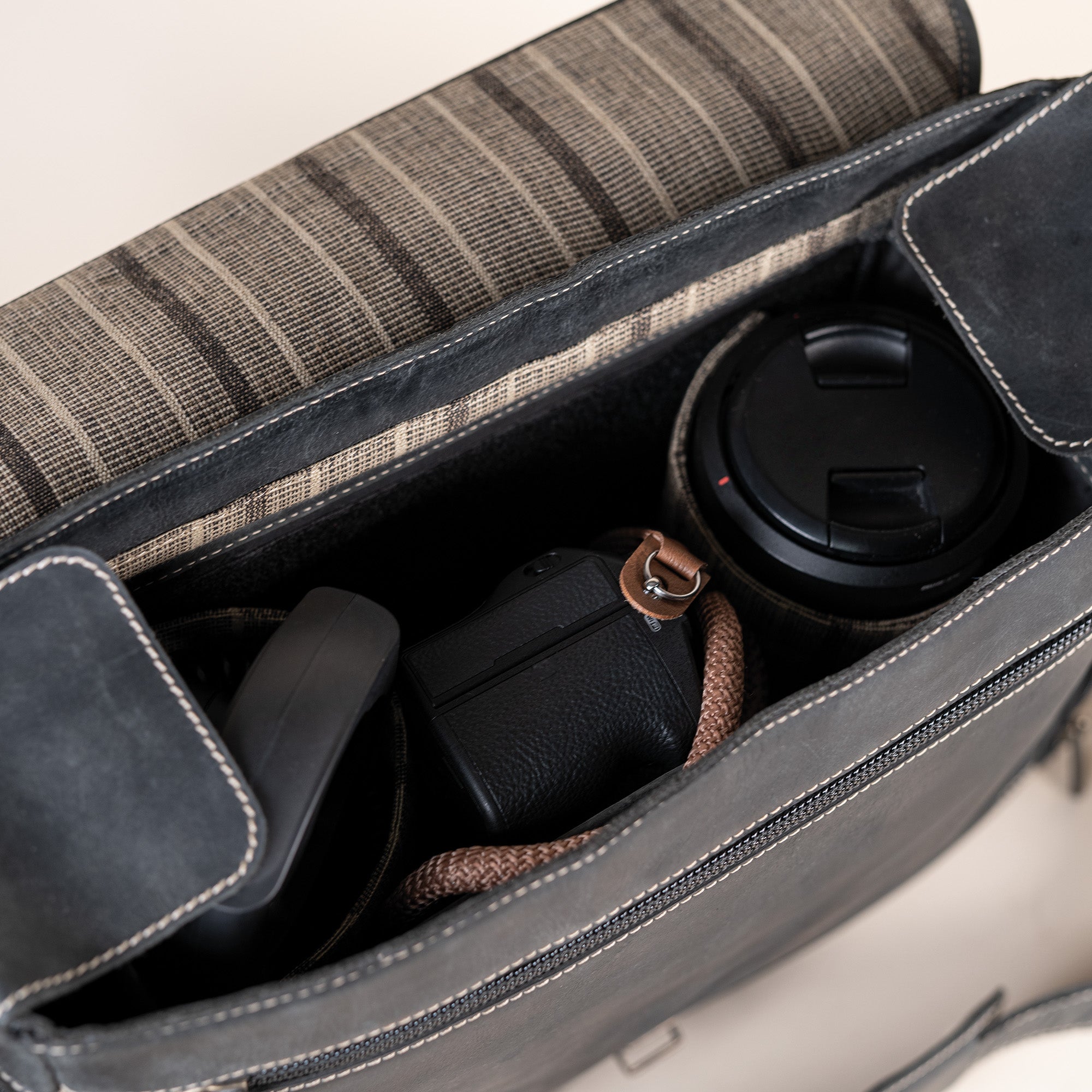 Leder Street-Messenger-Bag Trafalgar