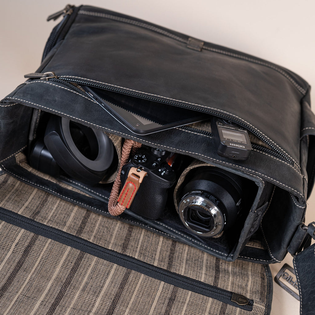 Leder Street-Messenger-Bag Trafalgar
