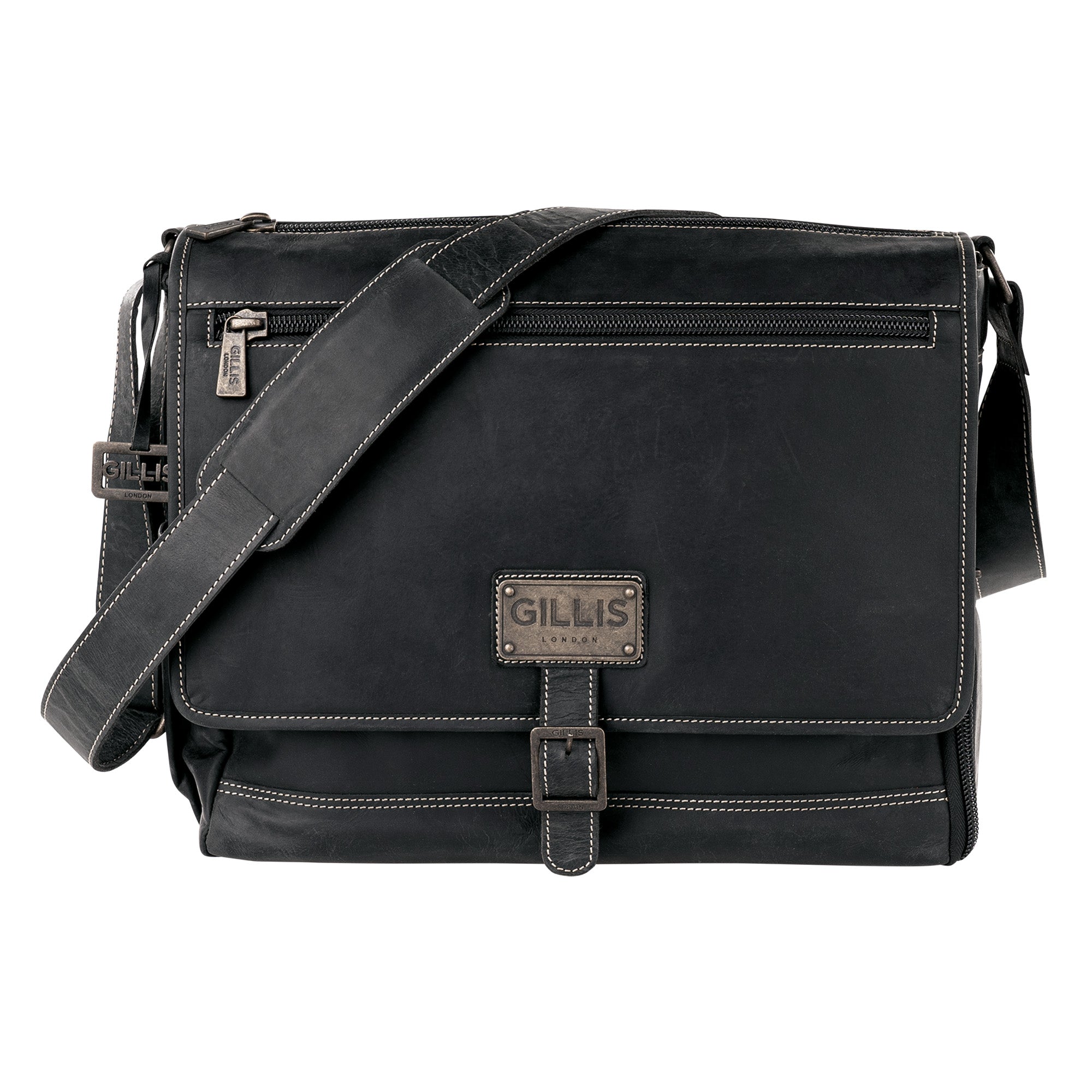 Leder Street-Messenger-Bag Trafalgar