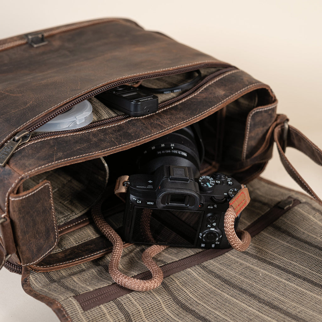 Leder Street-Messenger-Bag Trafalgar