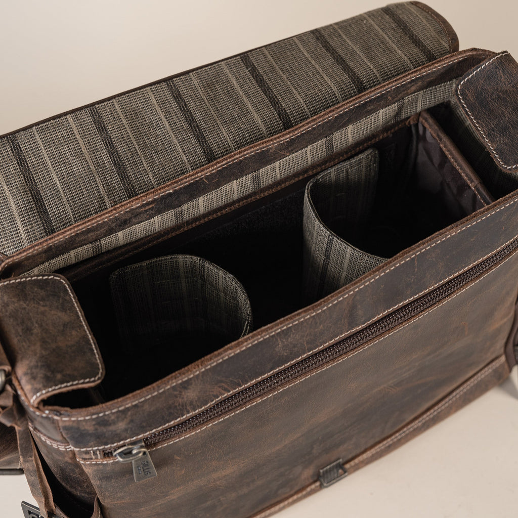 Leder Street-Messenger-Bag Trafalgar