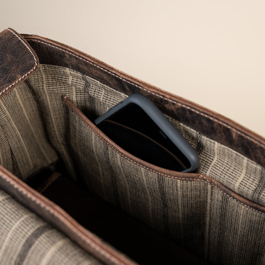 Leder Street-Messenger-Bag Trafalgar