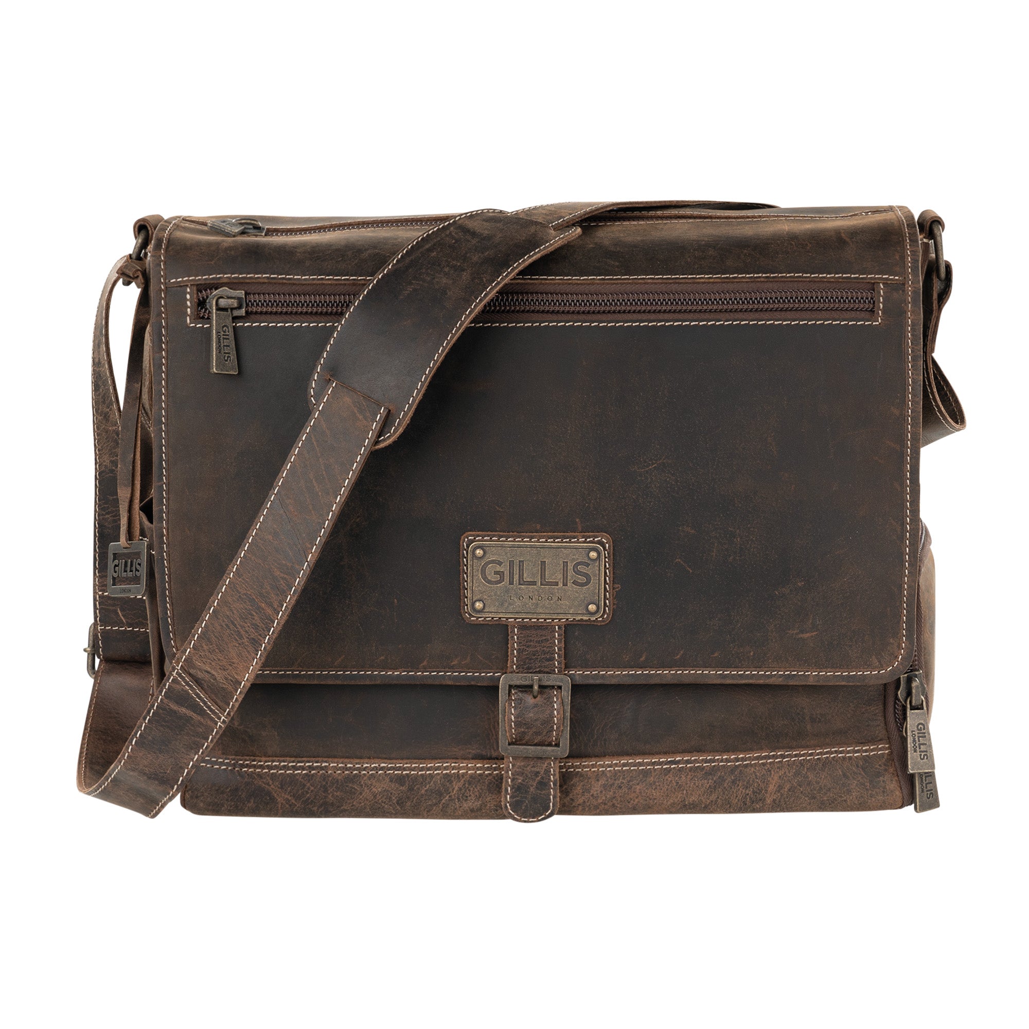 Leder Street-Messenger-Bag Trafalgar