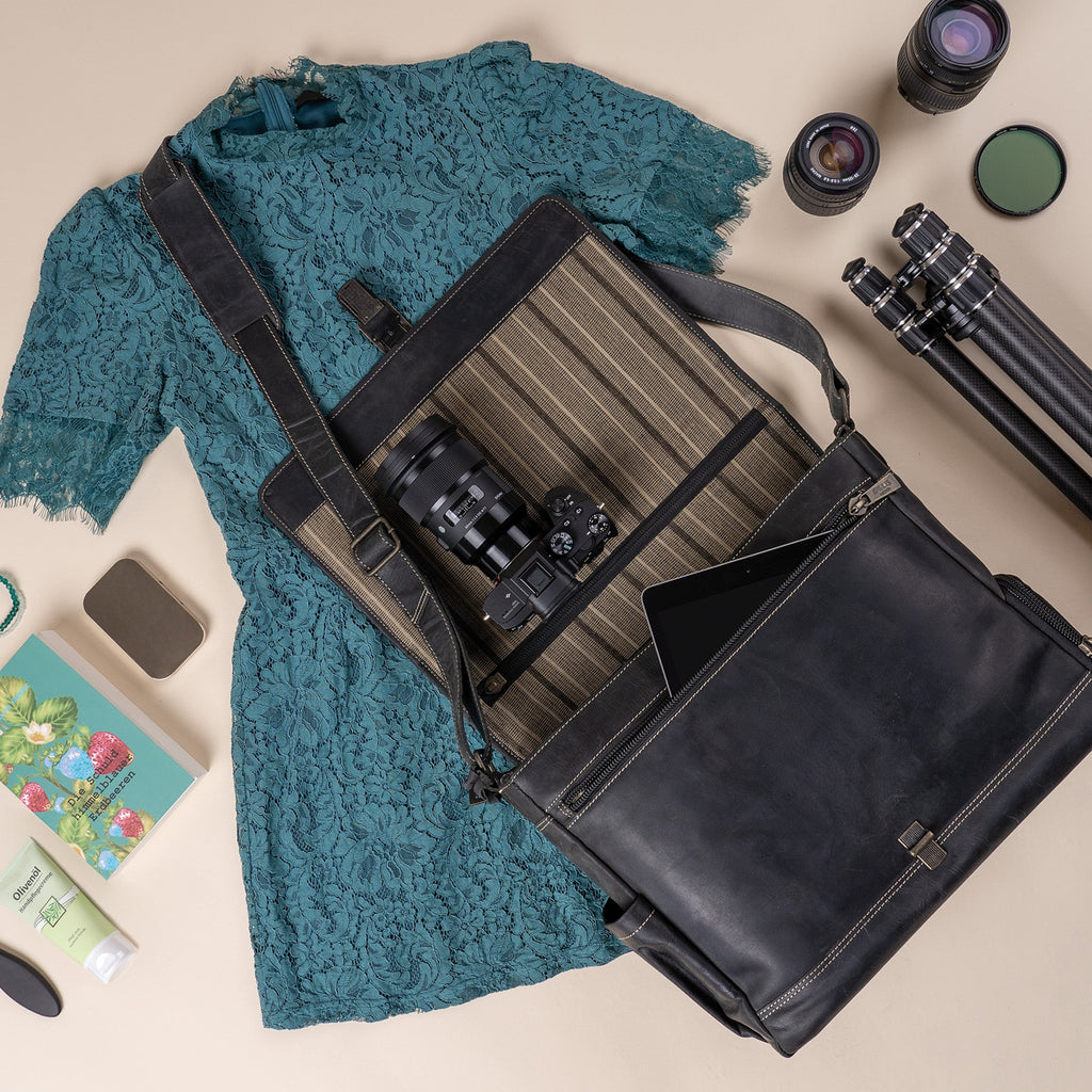 Leder Street-Messenger-Bag Trafalgar