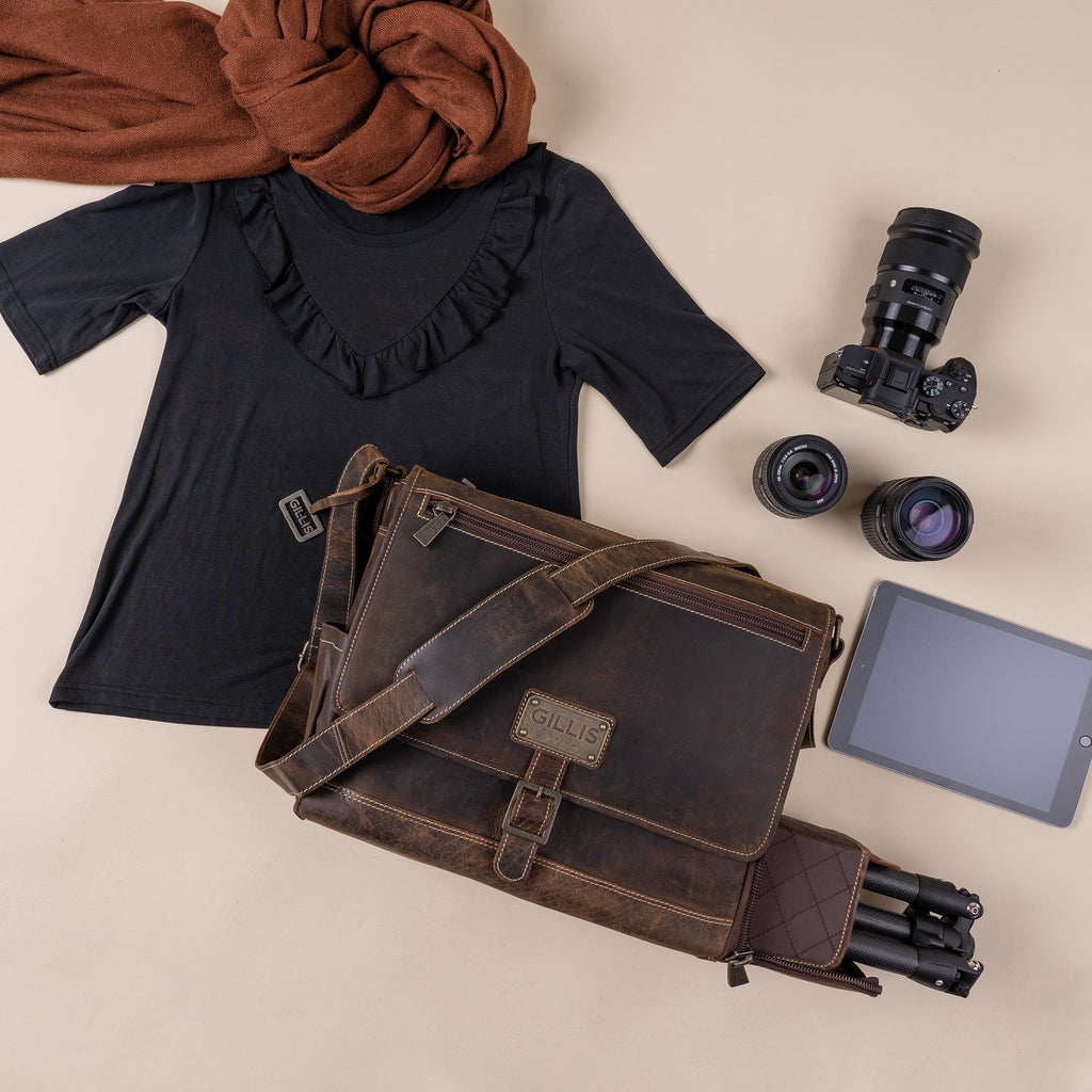 Leder Street-Messenger-Bag Trafalgar