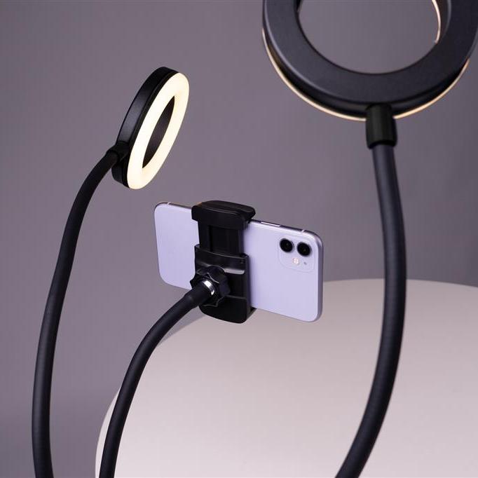 LED Selfie 2-er Ringlicht SLR-12 Bi-Color